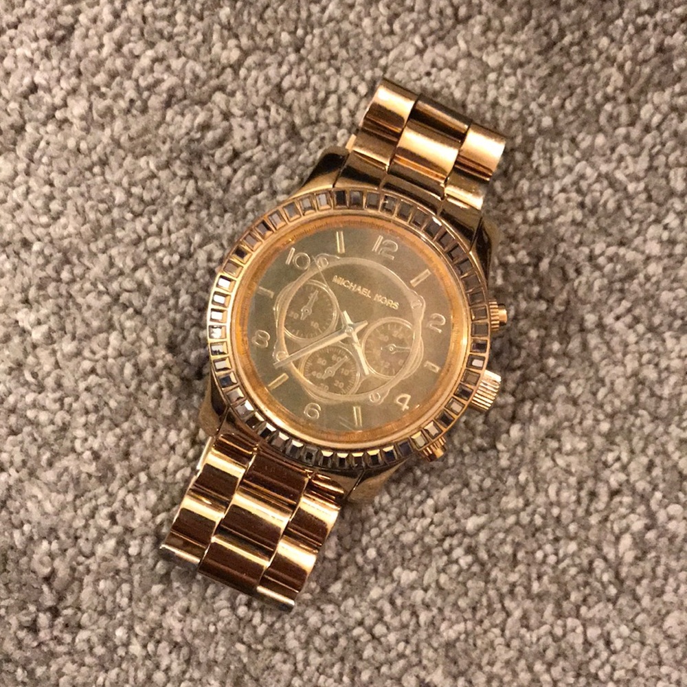 Gold Michael Kors watch